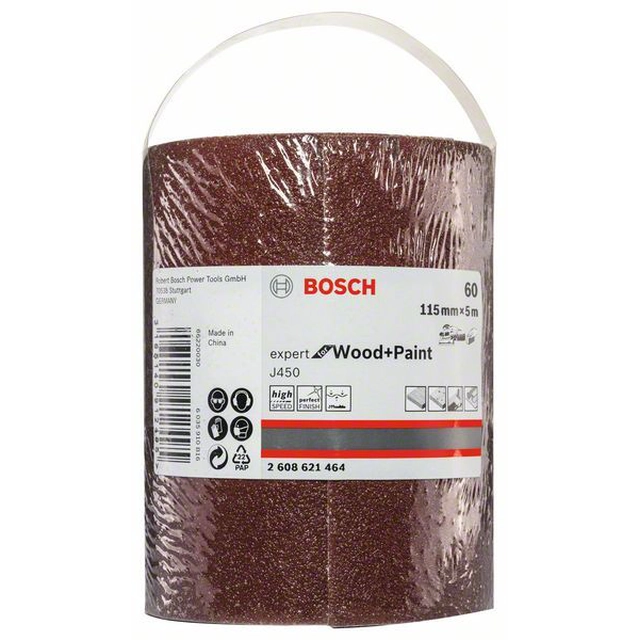 BOSCH J450 Expert for Wood and Paint, 115 mm x 5 m, G60 115mm X 5m, G60