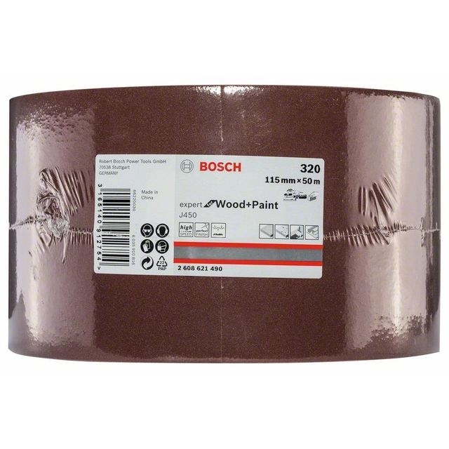BOSCH J450 Expert for Wood and Paint, 115 mm x 50 m, G320 115mm X 50m, G320