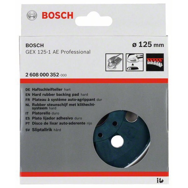 BOSCH kemény csiszolólapok,125 mm