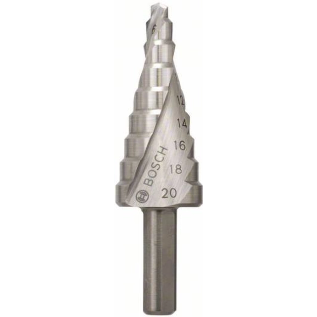 BOSCH Lépcsős fúró 4-20 mm, 8,0 mm, 70,5 mm HSS acélból
