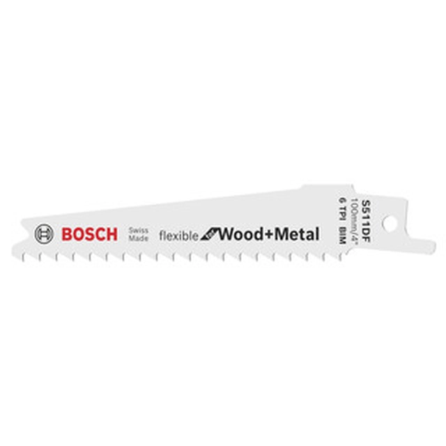 Bosch Nasensägeblatt für Metall 100 mm 5 Stk