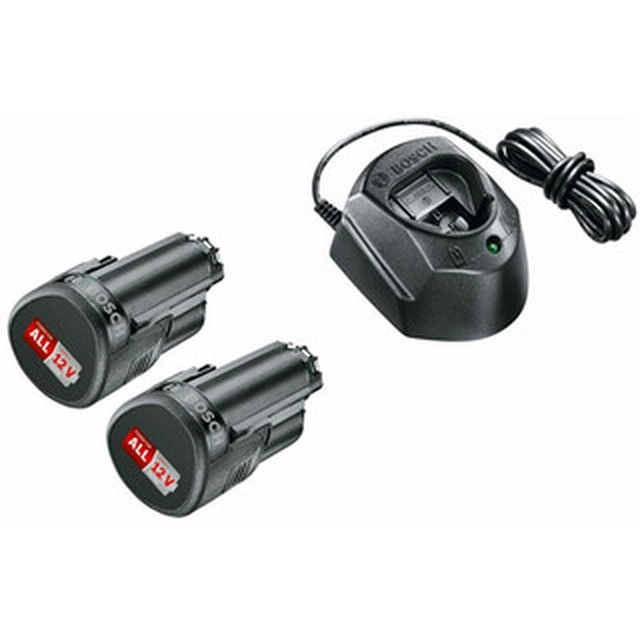 Bosch PBA + GAL 1210 CV akumuliatoriaus ir įkroviklio komplektas 12 V | 1,5 Ah