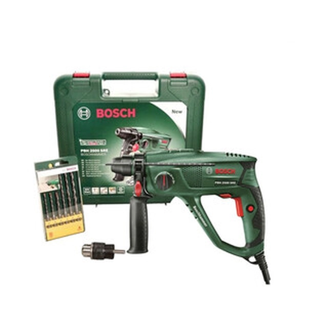 Bosch PBH 2000 RE | 600 W | 1,9 J | Em concreto 22 mm | 2,2 kg | Em uma mala