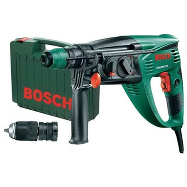 Bosch PBH 3000-2 FRE | 750 W | 2,8 J | Em concreto 26 mm | 3,3 kg | Em uma mala