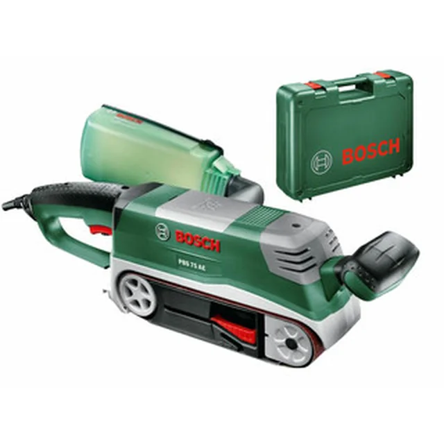 Bosch PBS 75 AE električni tračni brusilnik Trak: 533 x 75 mm | 750 W | V kovčku