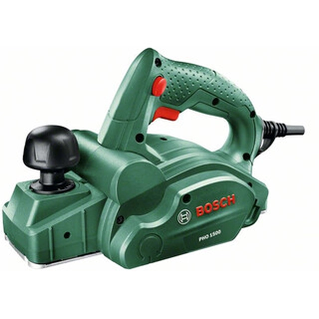 Bosch PHO 1500 el-høvl 230 V | 550 W | Bredde 82 mm | Dybde 0 - 1,5 mm | I en papkasse