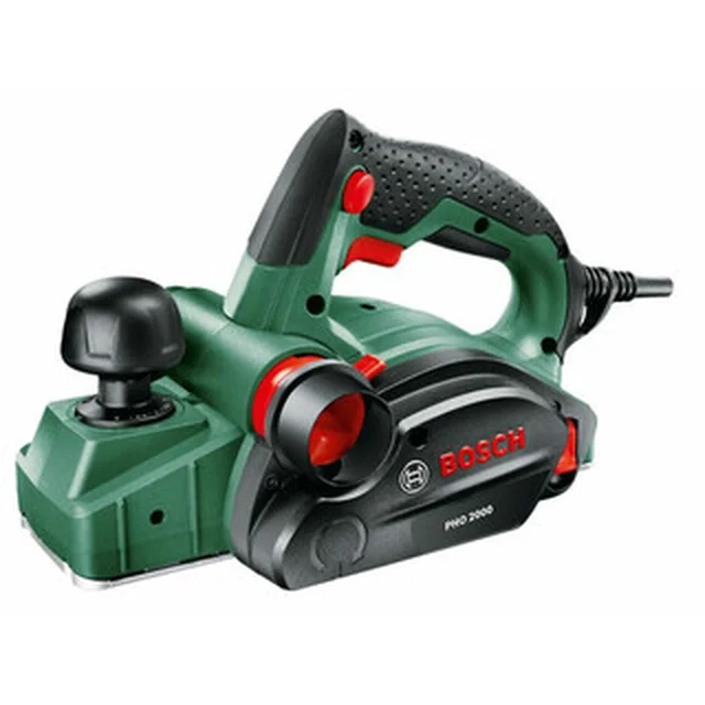 Bosch PHO 2000 el-høvl 230 V | 680 W | Bredde 82 mm | Dybde 0 - 2 mm | I en papkasse