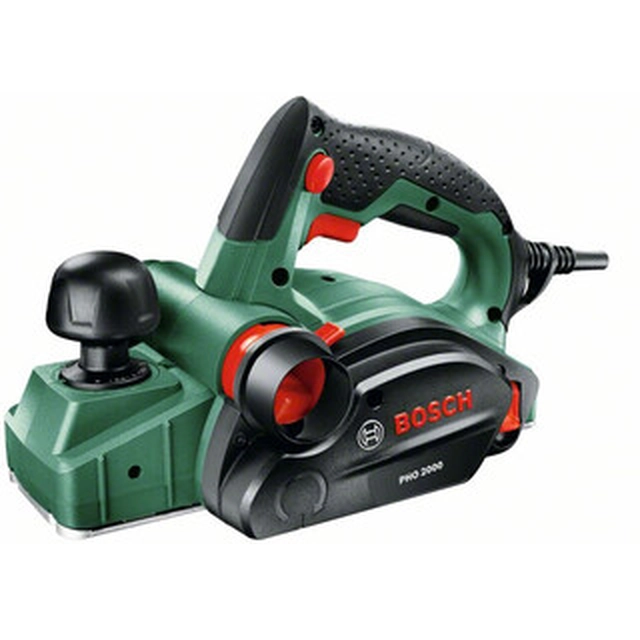 Bosch PHO 2000 el-høvl 230 V | 680 W | Bredde 82 mm | Dybde 0 - 2 mm | I en papkasse