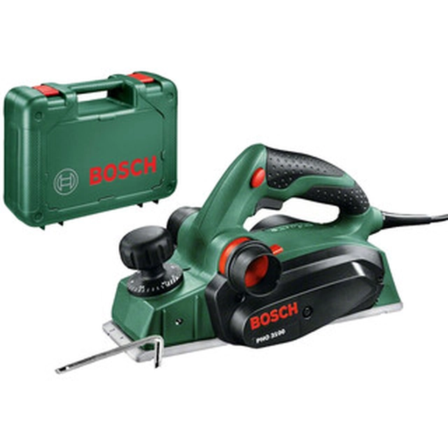 Bosch PHO 3100 electric planer 230 V | 750 W | Width 82 mm | Depth 0 - 3,1 mm | In a suitcase