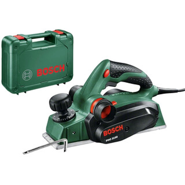 Bosch PHO 3100 elektrische schaafmachine 230 V | 750 W | Breedte 82 mm | Diepte 0 - 3,1 mm | In een koffer