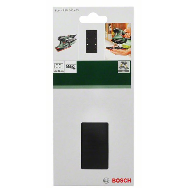 BOSCH Platorello abrasivo L -185 mm-B-93 mm