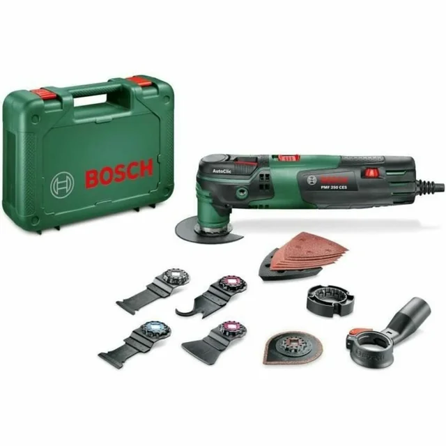 BOSCH PMF daugiafunkcis turbo įrankis 250 CES rinkinys 250 W 230 V