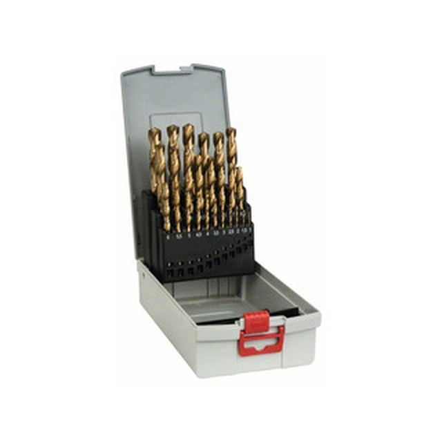 Bosch Pro Box hSS-TiN drill bit set 25 part