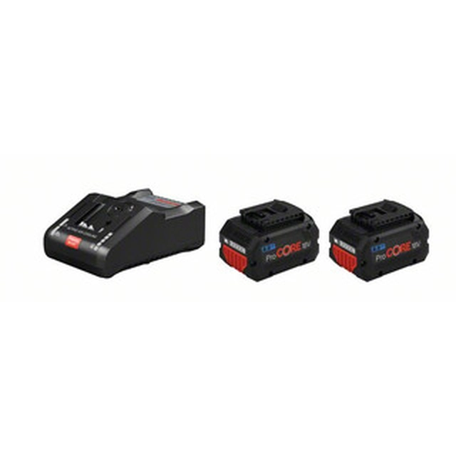 Bosch ProCORE + GAL 18V-160C batteri och laddare set 18 V | 8 Ah