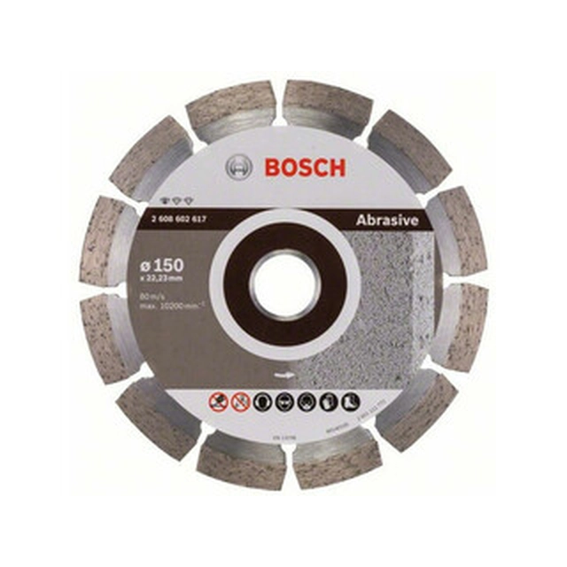 Bosch Professional for Abrasive diamond cutting disc 150 x 22,23 mm