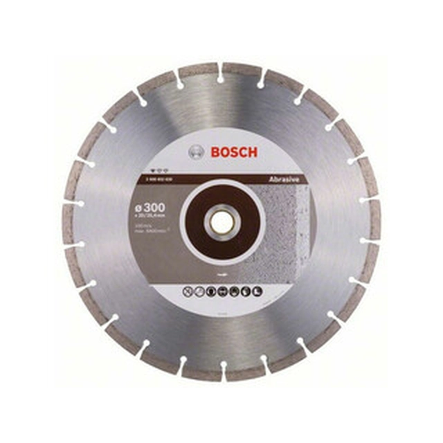 Bosch Professional for Abrasive diamond cutting disc 300 x 25,4 mm