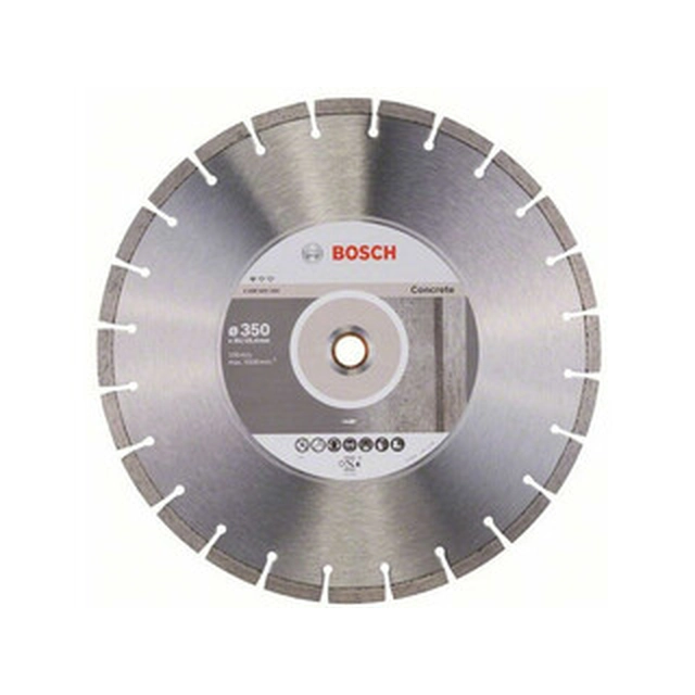 Bosch Professional for Concrete diamond cutting disc 350 x 25,4 mm