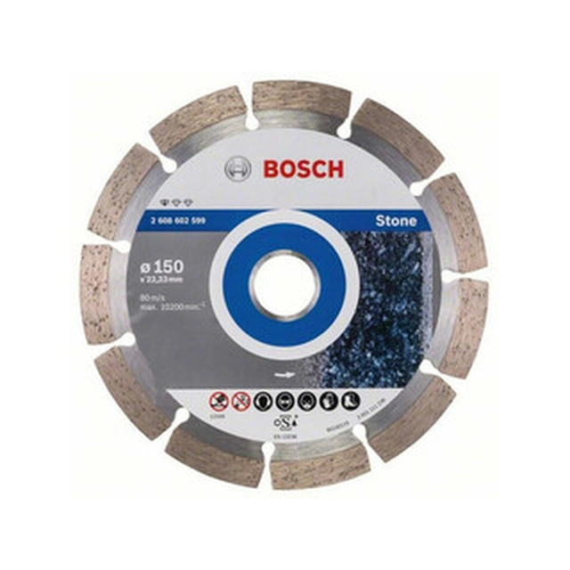 Bosch Professional for Stone diamond cutting disc 150 x 22,23 mm