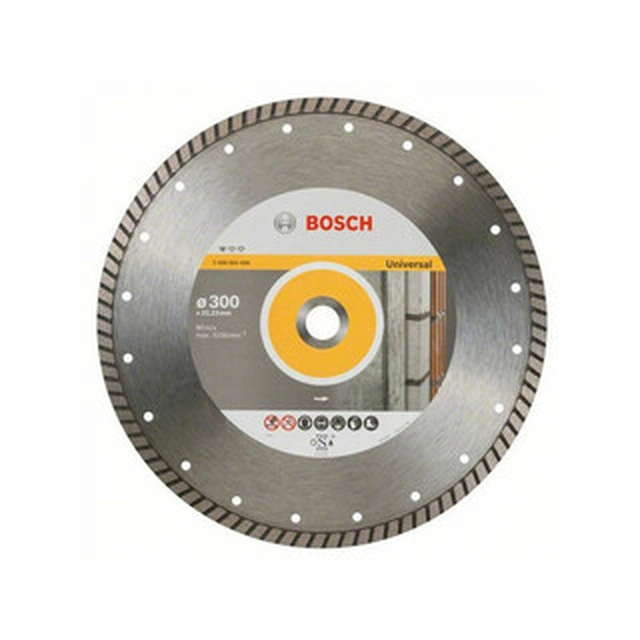 Bosch Professional for Turbo diamond cutting disc 300 x 22,23 mm