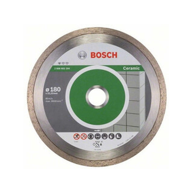 Bosch Professional para Disco de corte diamantado cerámico 180 x 22,23 mm