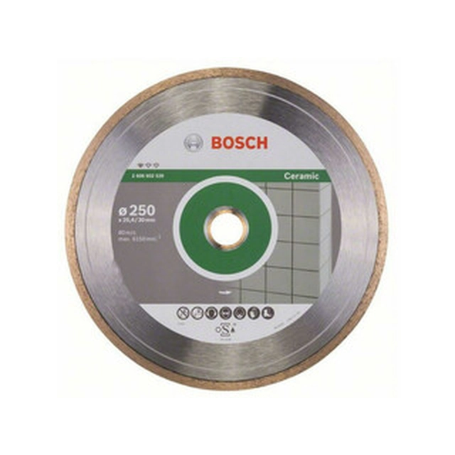 Bosch Professional para Disco de corte diamantado cerámico 250 x 30 mm