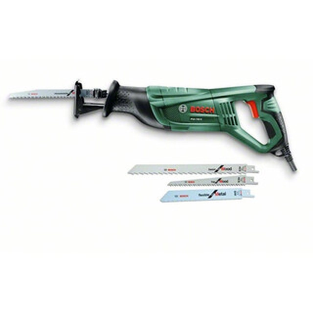 Bosch PSA 700 E electric nose saw Stroke length: 20 mm | Stroke rate: 2700 1/min | 710 W