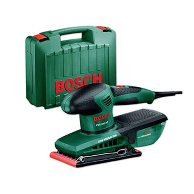 Bosch PSS 200 AC elektrischer Vibrationsschleifer 230 x 93 mm | Vibrationsrate: 24000 1/min | In einem Koffer