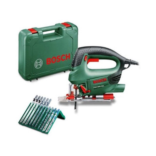 Bosch PST 800 PEL electric jigsaw Stroke length: 20 mm | Number of strokes: 500 - 3000 1/min | 530 W | In a suitcase