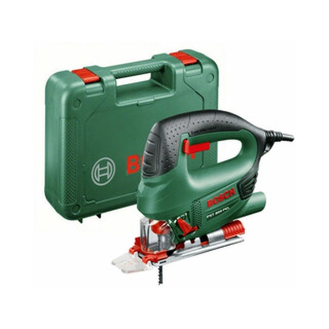 Bosch PST 800 PEL elektrische decoupeerzaag Slaglengte: 20 mm | Aantal slagen: 500 - 3000 1/min | 530 W | In een koffer