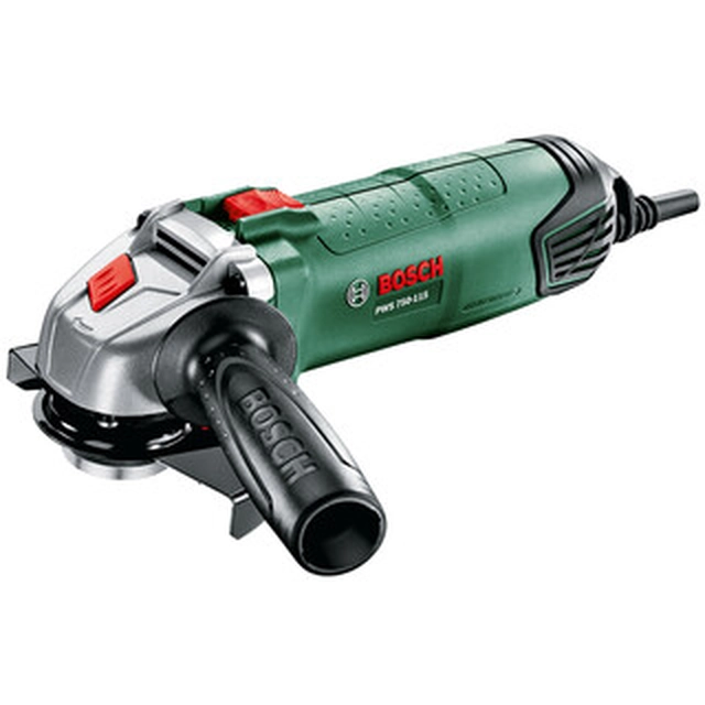 Bosch PWS 750-115 elektrická uhlová brúska 115 mm | 12000 RPM | 750 W | V kartónovej krabici