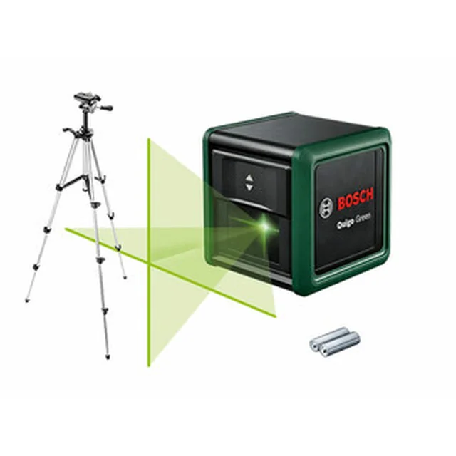 Bosch Quigo Green line laser Raza efectivă: 0 - 12 m | 2 x element | Într-o cutie de carton