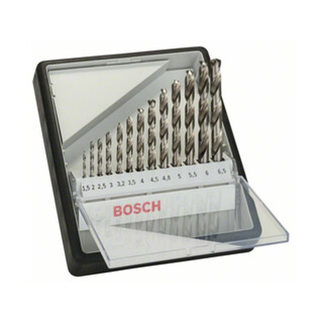 Bosch Robust Line hSS-G metalo grąžtų rinkinys 13 dalis