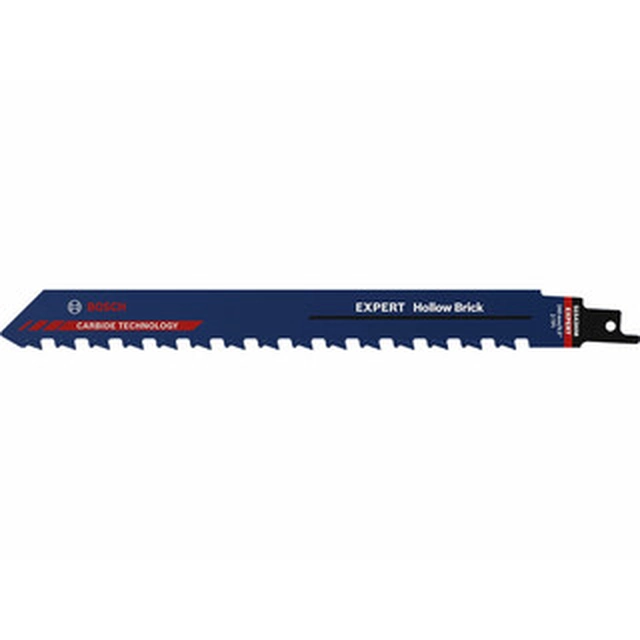 Bosch S 1543 HM Hollow Brick, 240 x 23 x 1,5 mm mm sahanterä tiilelle