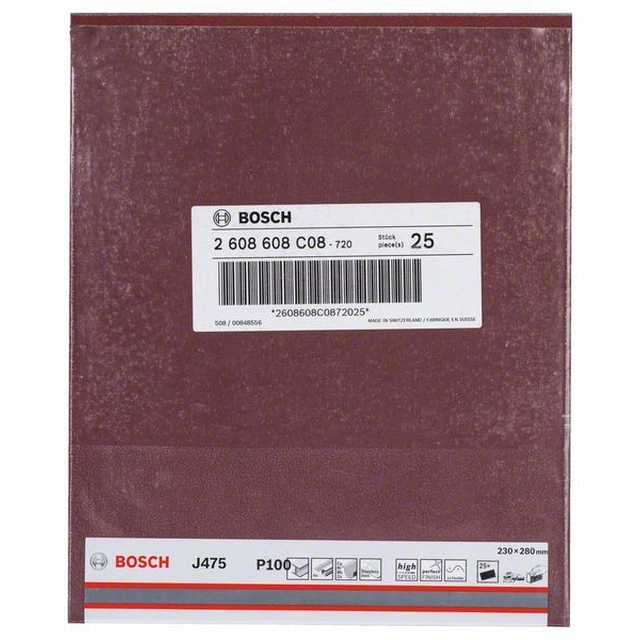 BOSCH Schuurpapier J475 230x280 mm,100