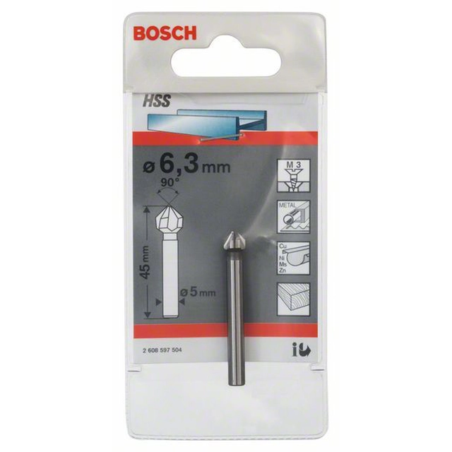 BOSCH Senker 6,3, M 3, 45 mm,5 mm