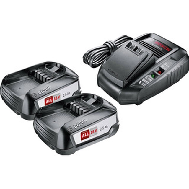 Bosch set baterija Starter baterija i set za punjenje 14,4 V/18 V | 2,5 Ah