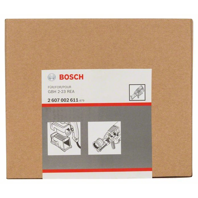 BOSCH Set with drill adapter for bits and dust container -