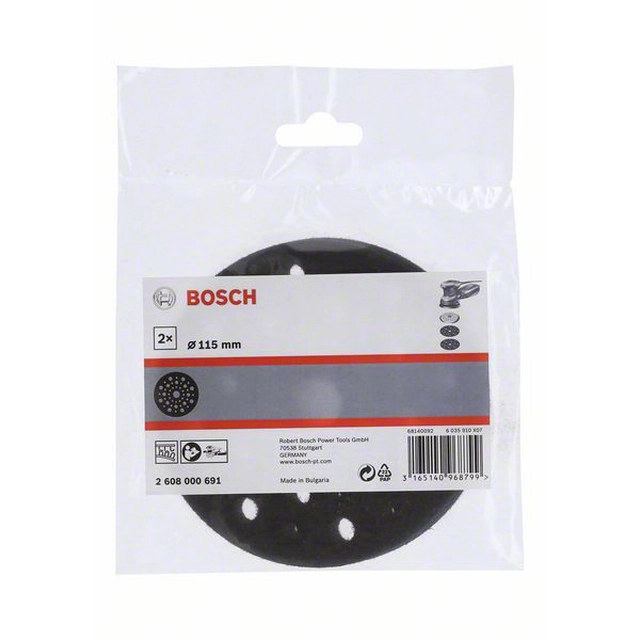 BOSCH Skjoldskærm 115 mm til orbitalslibere