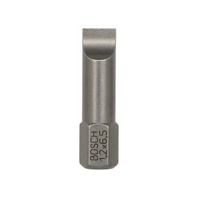 Bosch SL 1,2 x flat drive bit 25 mm | 1/4 flat driver bit 25 pcs