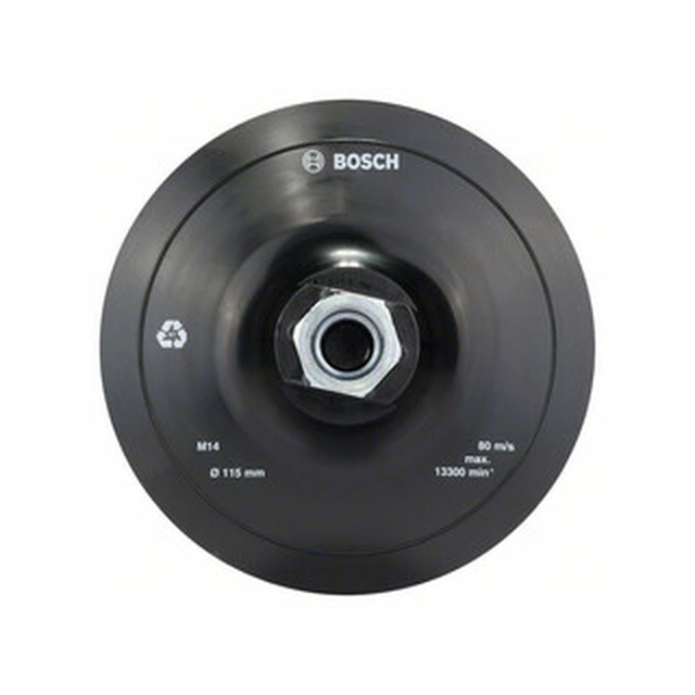 Bosch slīpēšanas disks pulēšanas mašīnai M14, 115mm