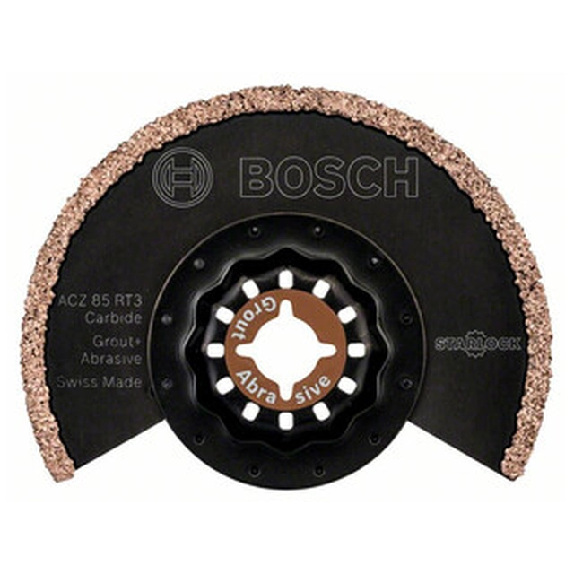 Bosch Starlock segment saw blade for oscillating multi-machine Carbide-RIFF ACZ 85 RT3