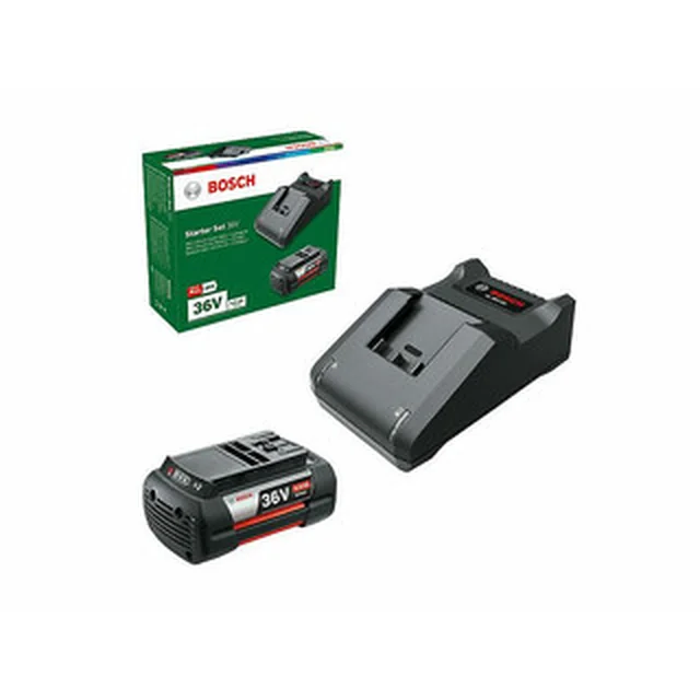 Bosch Starter Set 36 V akkumulátor és töltő szett 36 V | 4 Ah