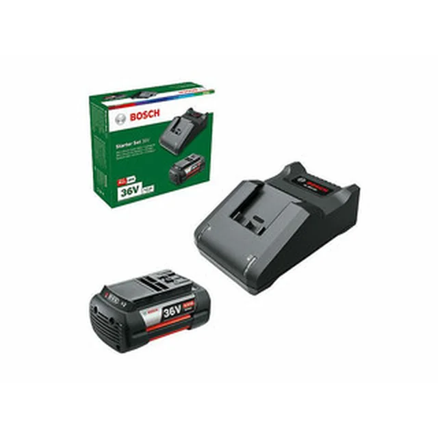 Bosch Starter Set 36 V battery and charger set 36 V | 4 Ah