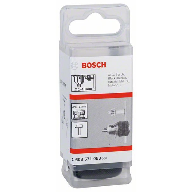 BOSCH Toothed drill chucks for 10 mm 1 –10 mm,3_8" -24