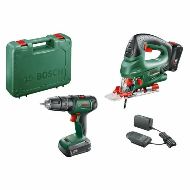 BOSCH Universal Impact urbis un piederumu komplekts 18 + PST 18