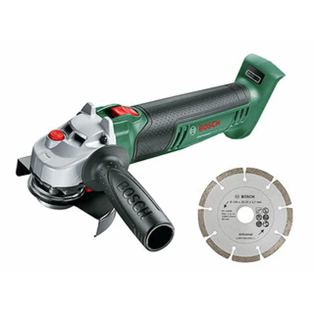 Bosch UniversalGrind 18V-75 akumulátorová úhlová bruska 18 V | 125 mm | 12000 RPM | Uhlíkový kartáč | Bez baterie a nabíječky | V kartonové krabici