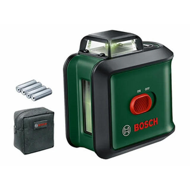 Bosch UniversalLevel 360 čárový laser Rozsah: 0 - 24 m | 4 x prvek | V kartonové krabici