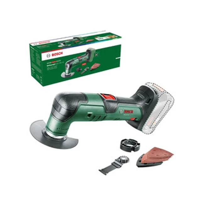 Bosch UniversalMulti 1 акумуляторна багатофункціональна машина вібраційна 18 V | 10000 - 190001/min | 2,8 ° | Карбонова безщітка | Без акумулятора та зарядного | В картонній коробці