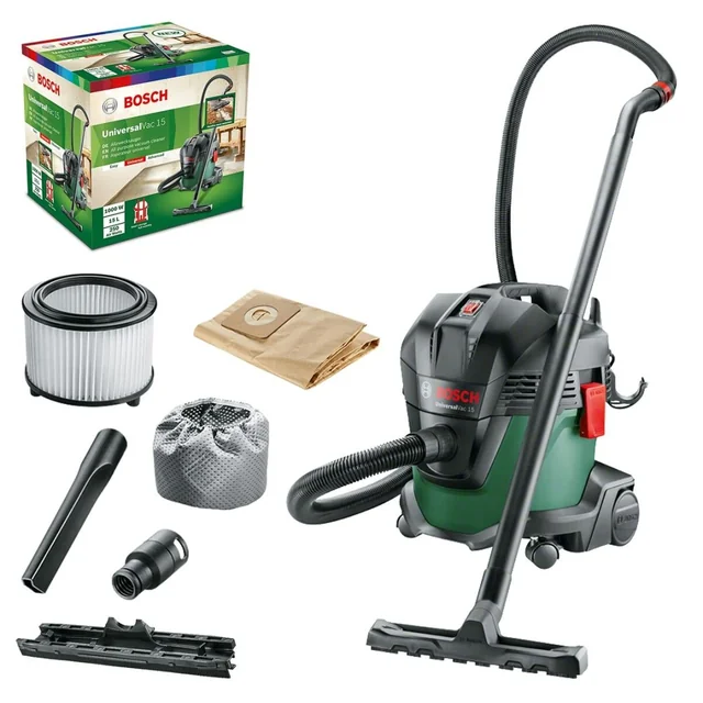 BOSCH universalus dulkių siurblys 15 1000 W 23 kPa 15 L