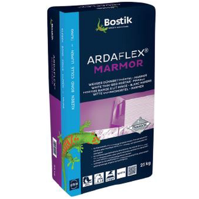 Bostik Ardaflex Marmor PALETTE | 25kg | white flexible C2TE marble mortar